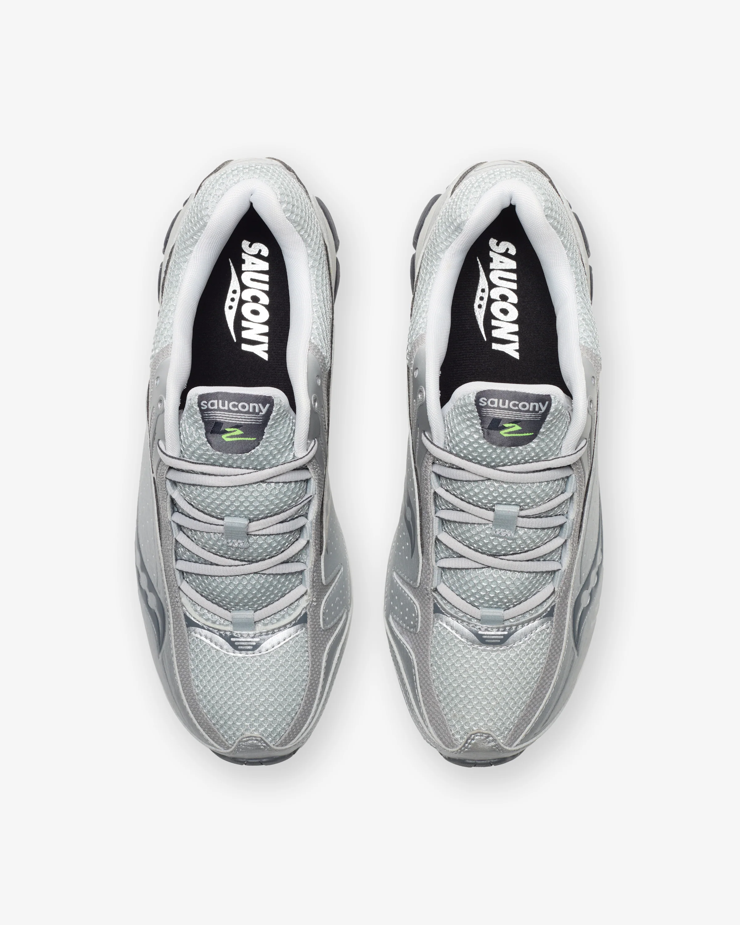 SAUCONY PROGRID V2 - SILVER /NAVY - Image 4