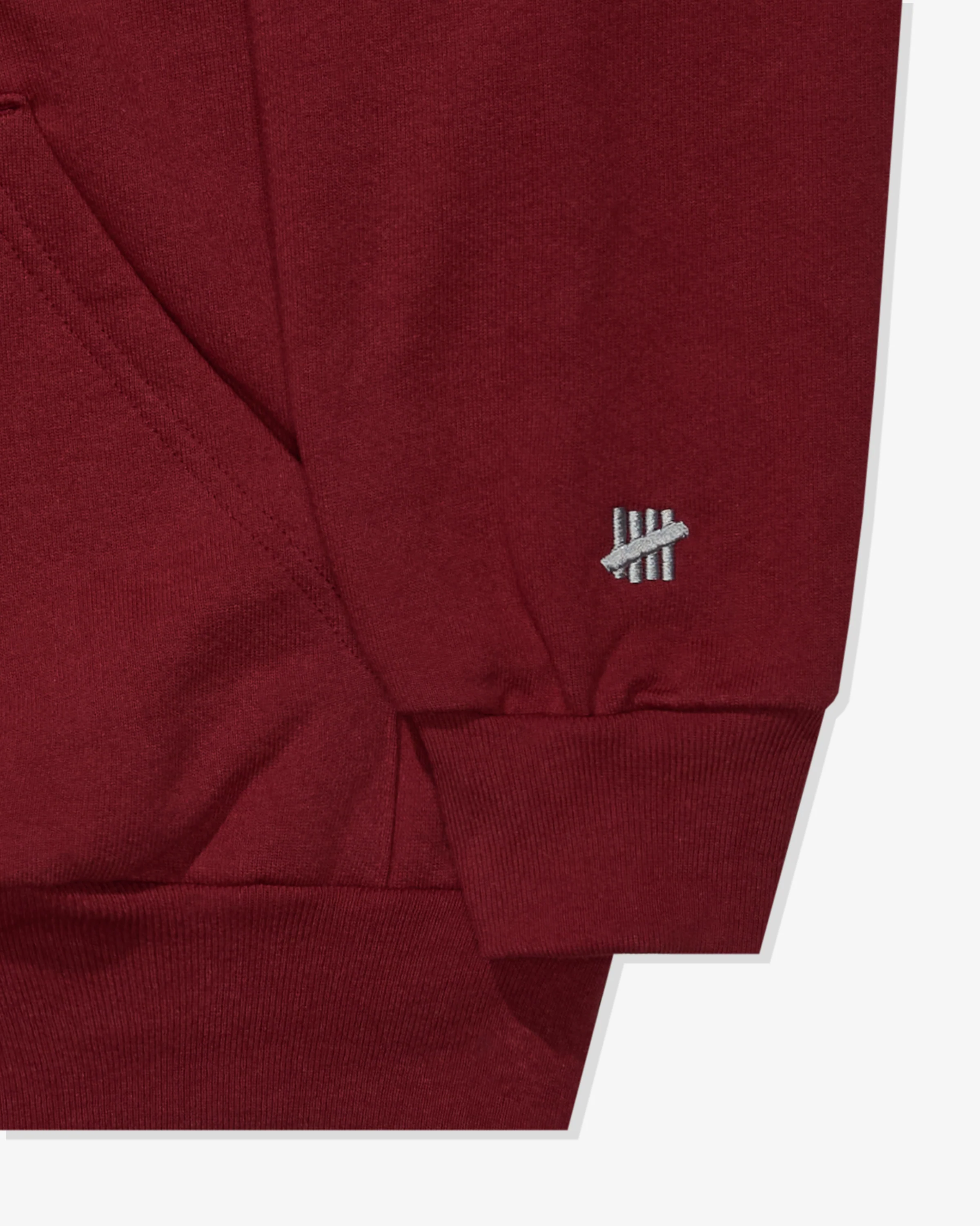 UACTP STENCIL GYM PULLOVER HOOD - BURGUNDY - Image 4