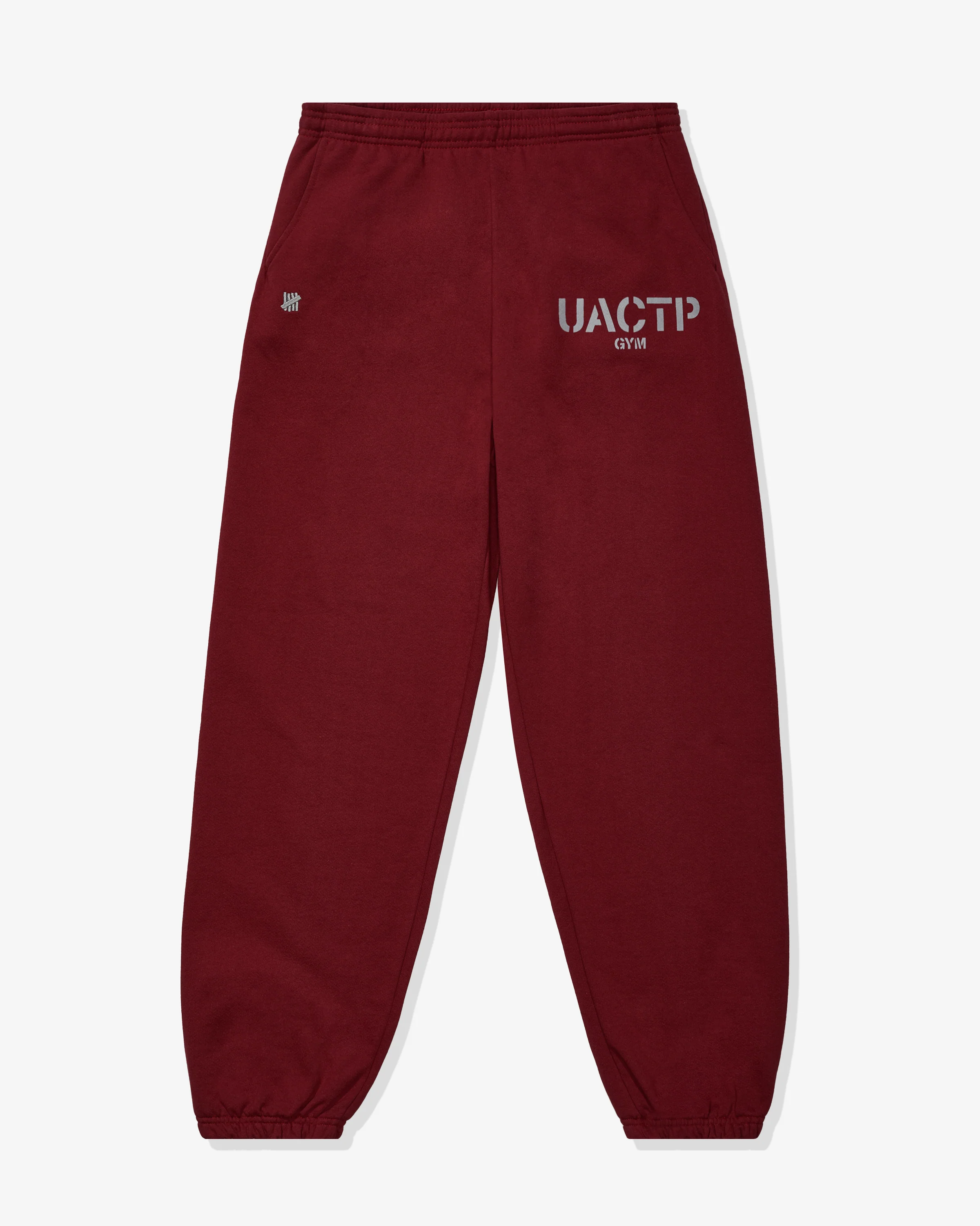 UACTP STENCIL GYM SWEATPANT - BURGUNDY