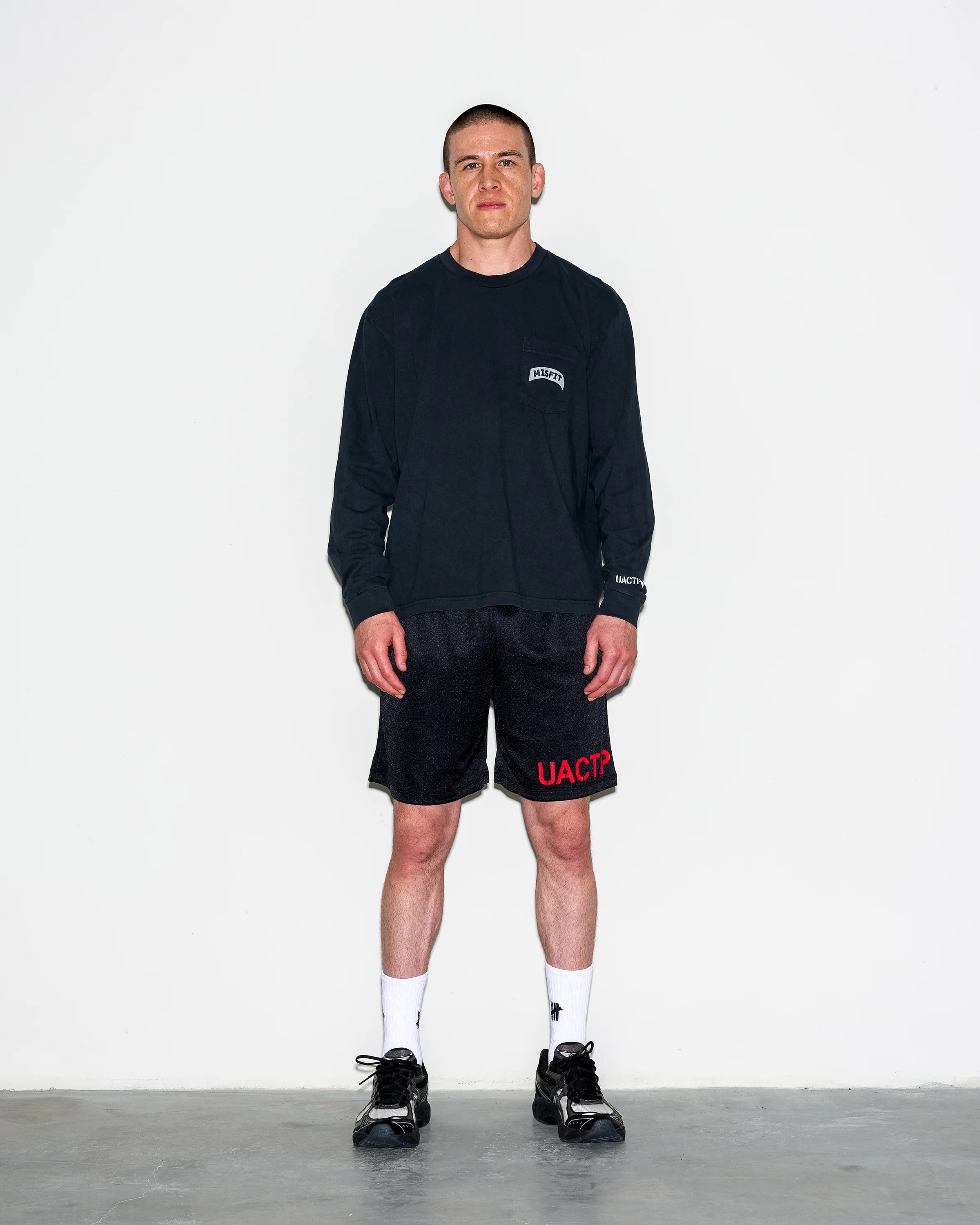 UACTP X GARDAR EIDE EINARSSON STENCIL MESH SHORT - Image 13