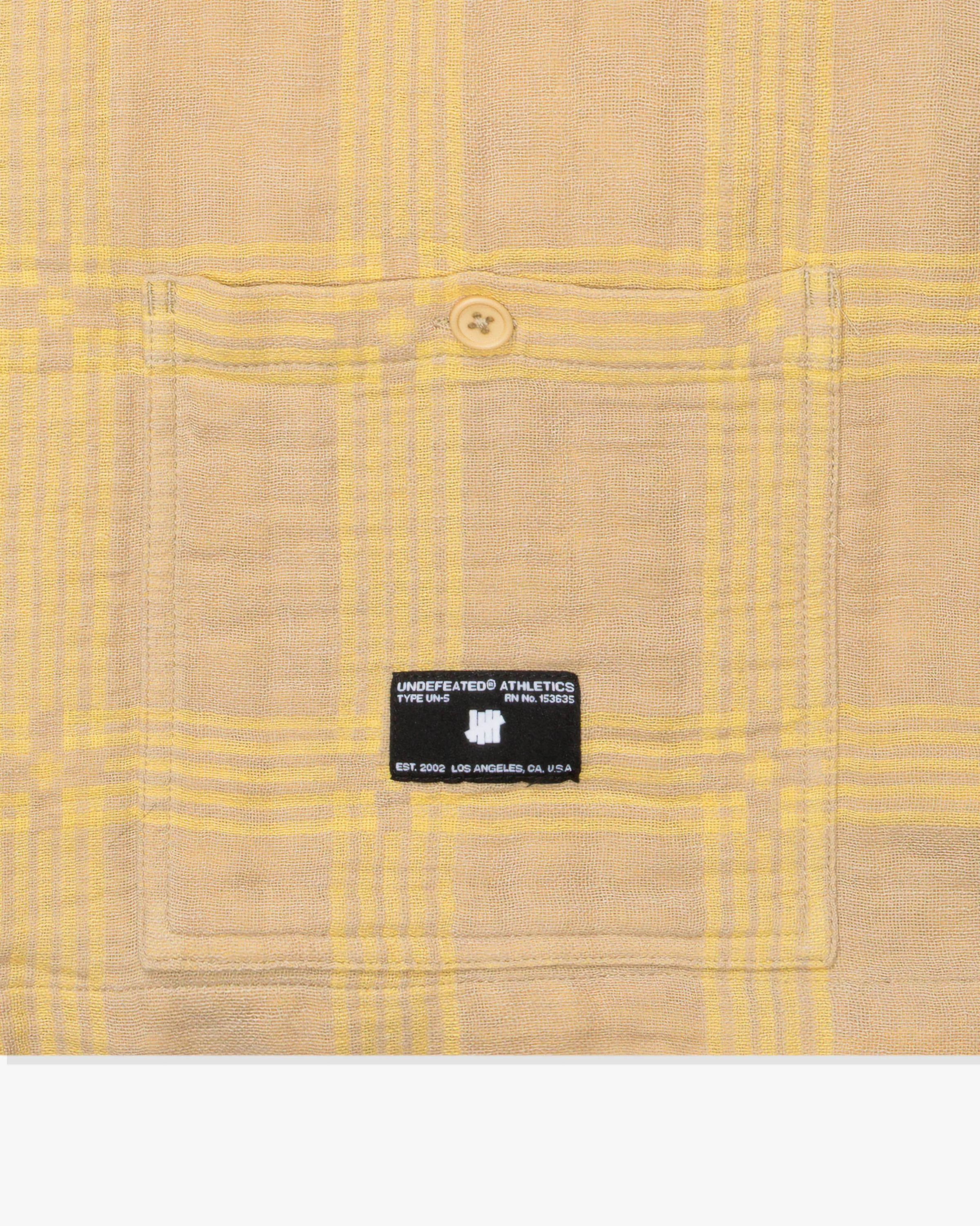 UNDEFEATED PLAID S/S BUTTON DOWN - Image 3