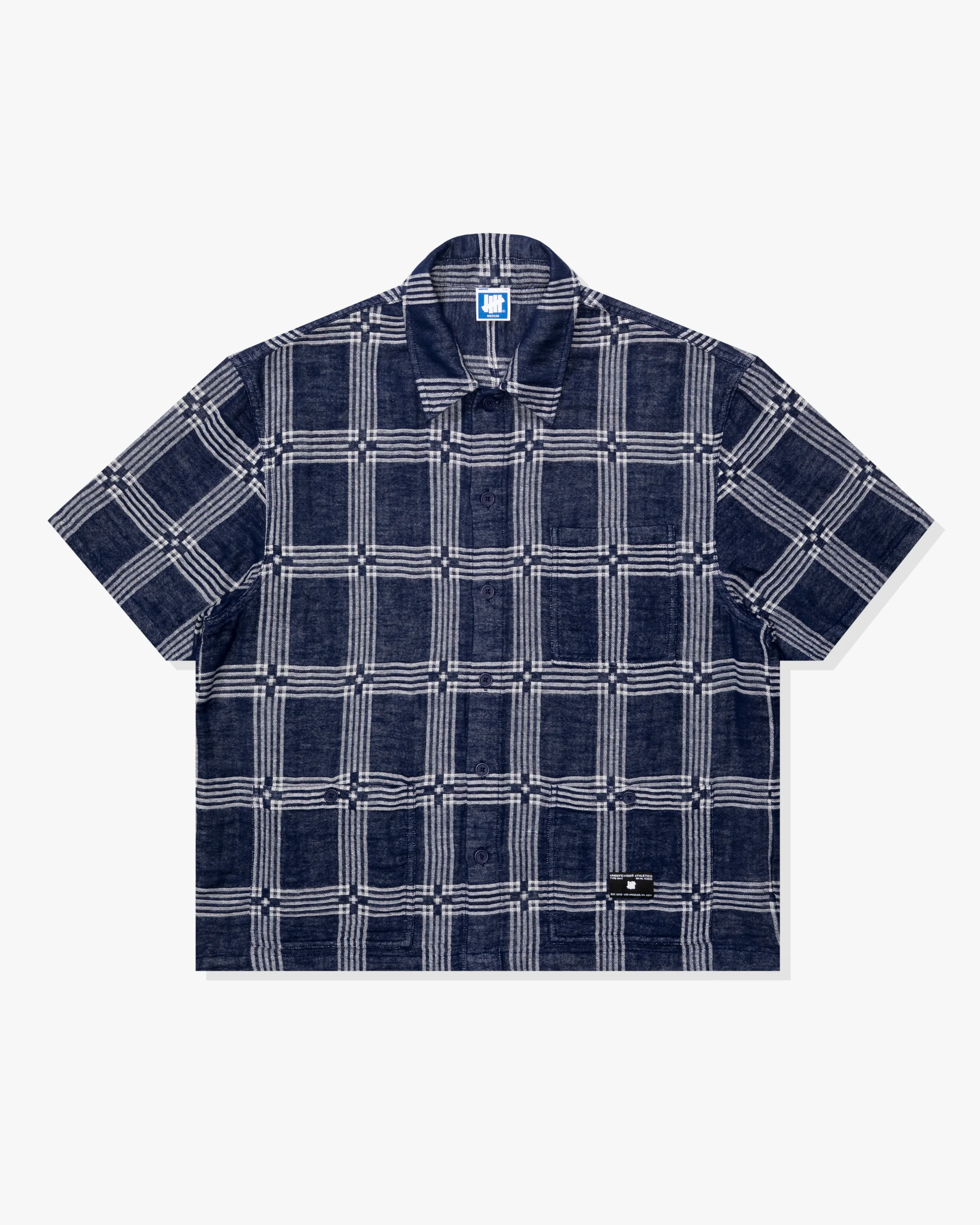 UNDEFEATED PLAID S/S BUTTON DOWN - Image 4