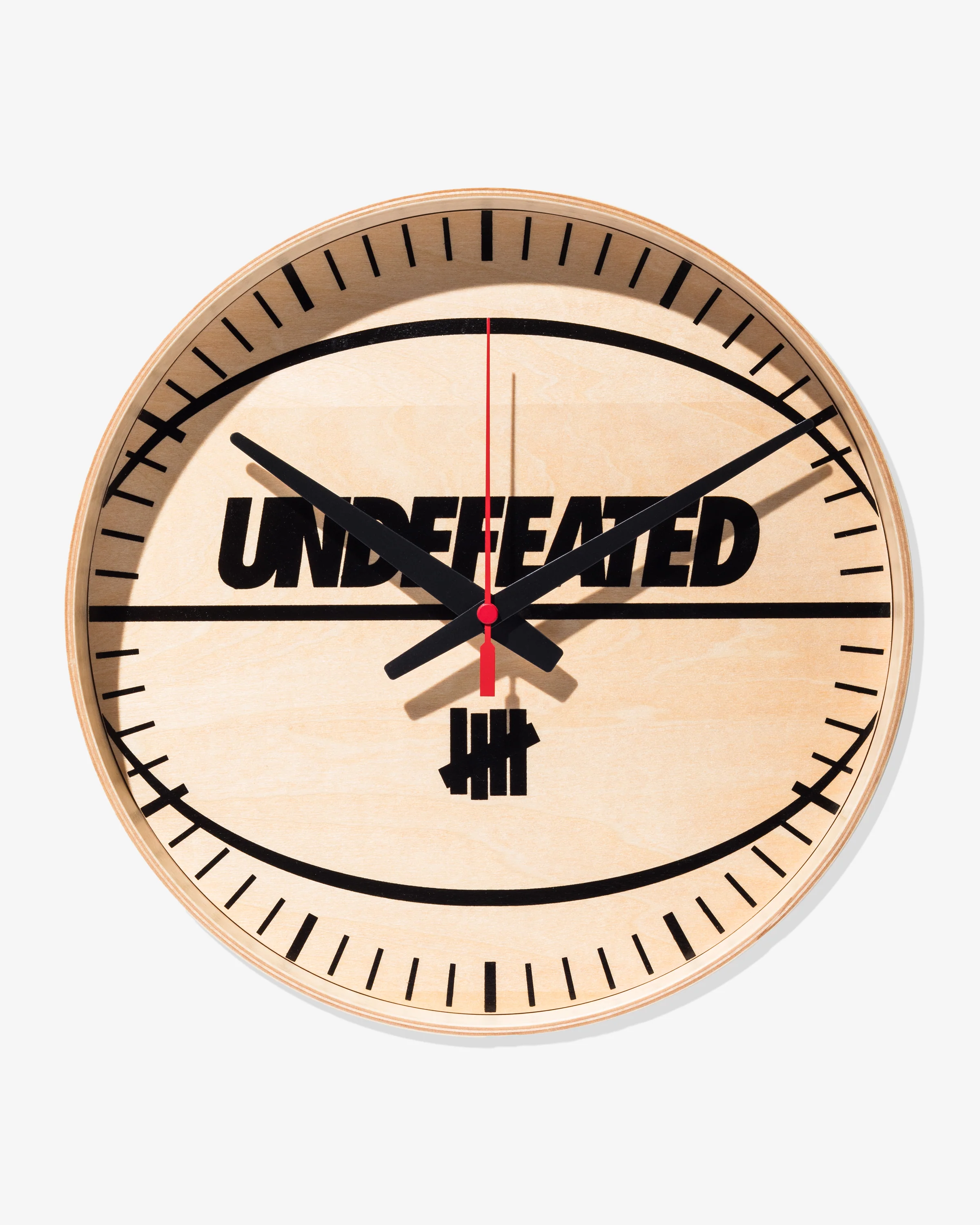 UNDEFEATED WALL CLOCK - NATURAL