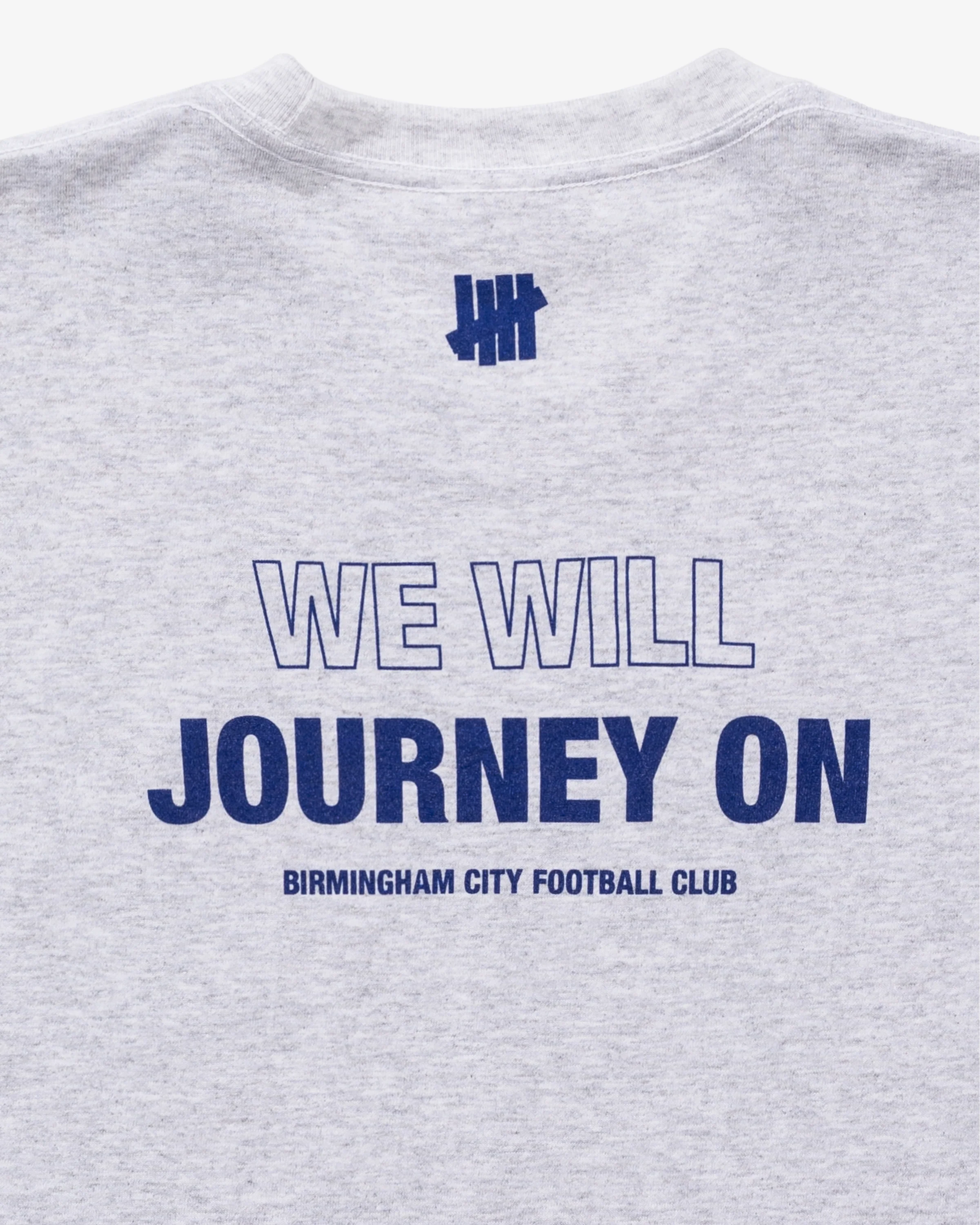 UNDEFEATED X BCFC KRO1 S/S TEE - HEATHER GREY - Image 4