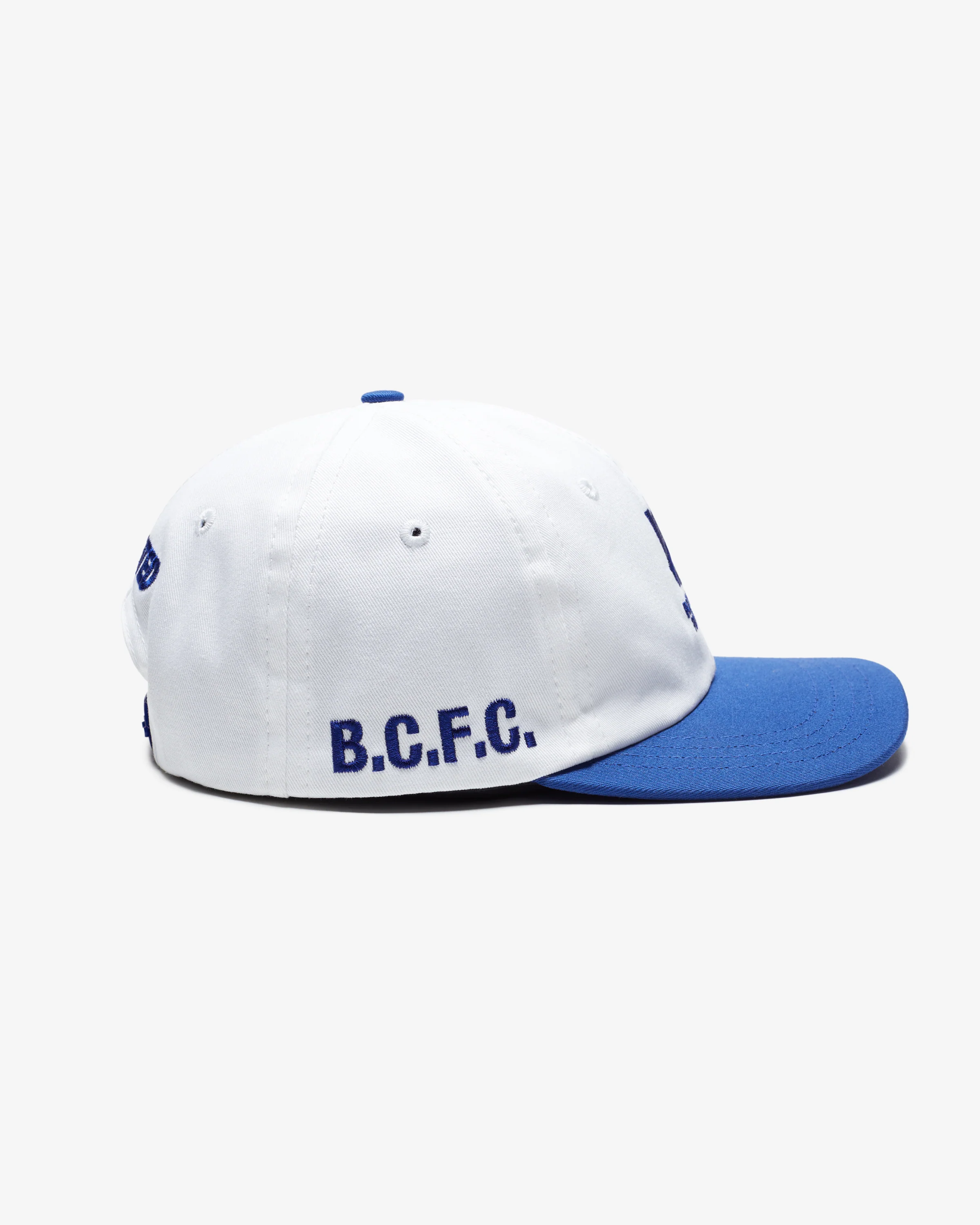 UNDEFEATED X BCFC SNAPBACK - WHITE/BLUE - Image 3