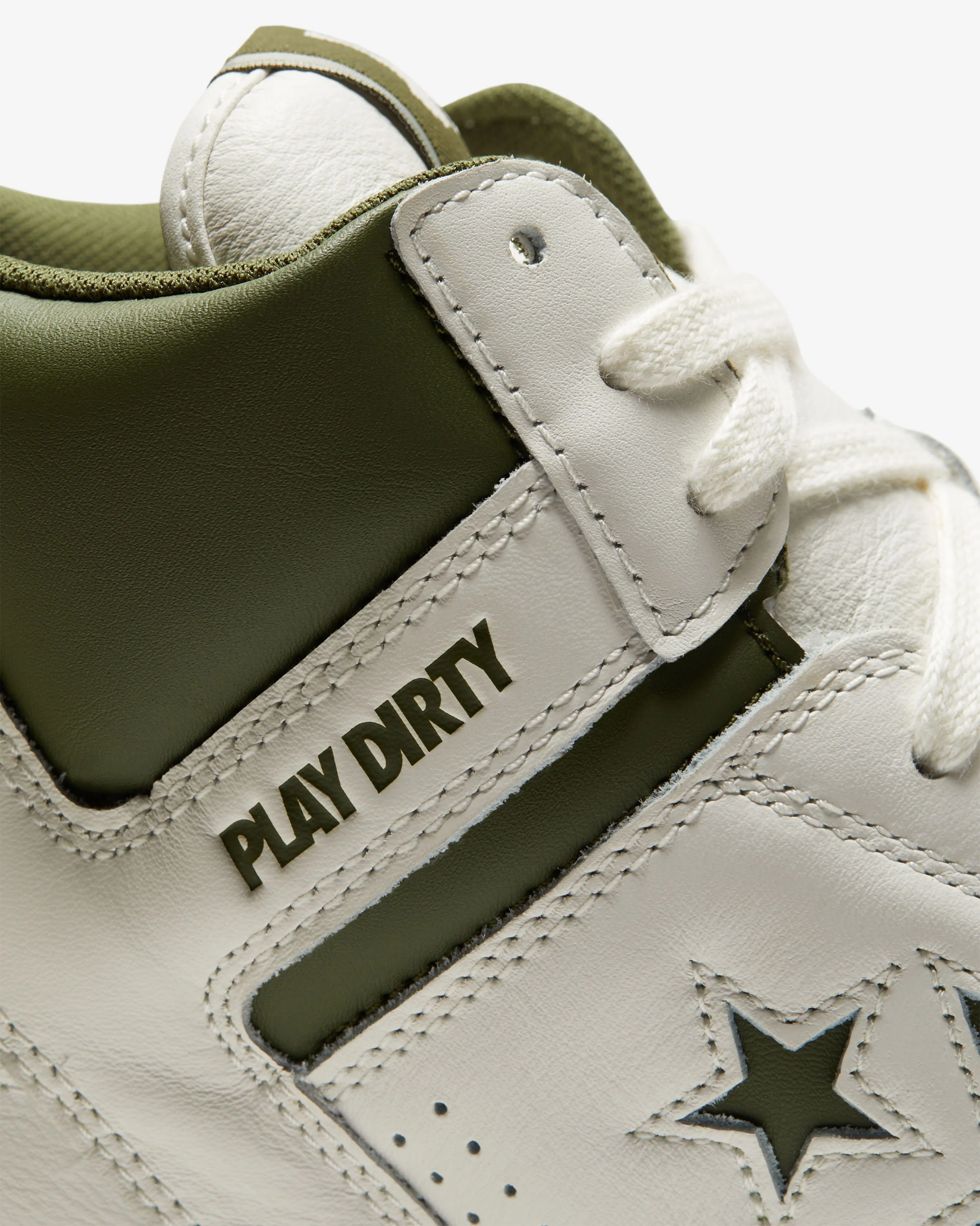 UNDEFEATED X CONVERSE WEAPON MID - VINTAGEWHITE/ CHIVE - Image 8