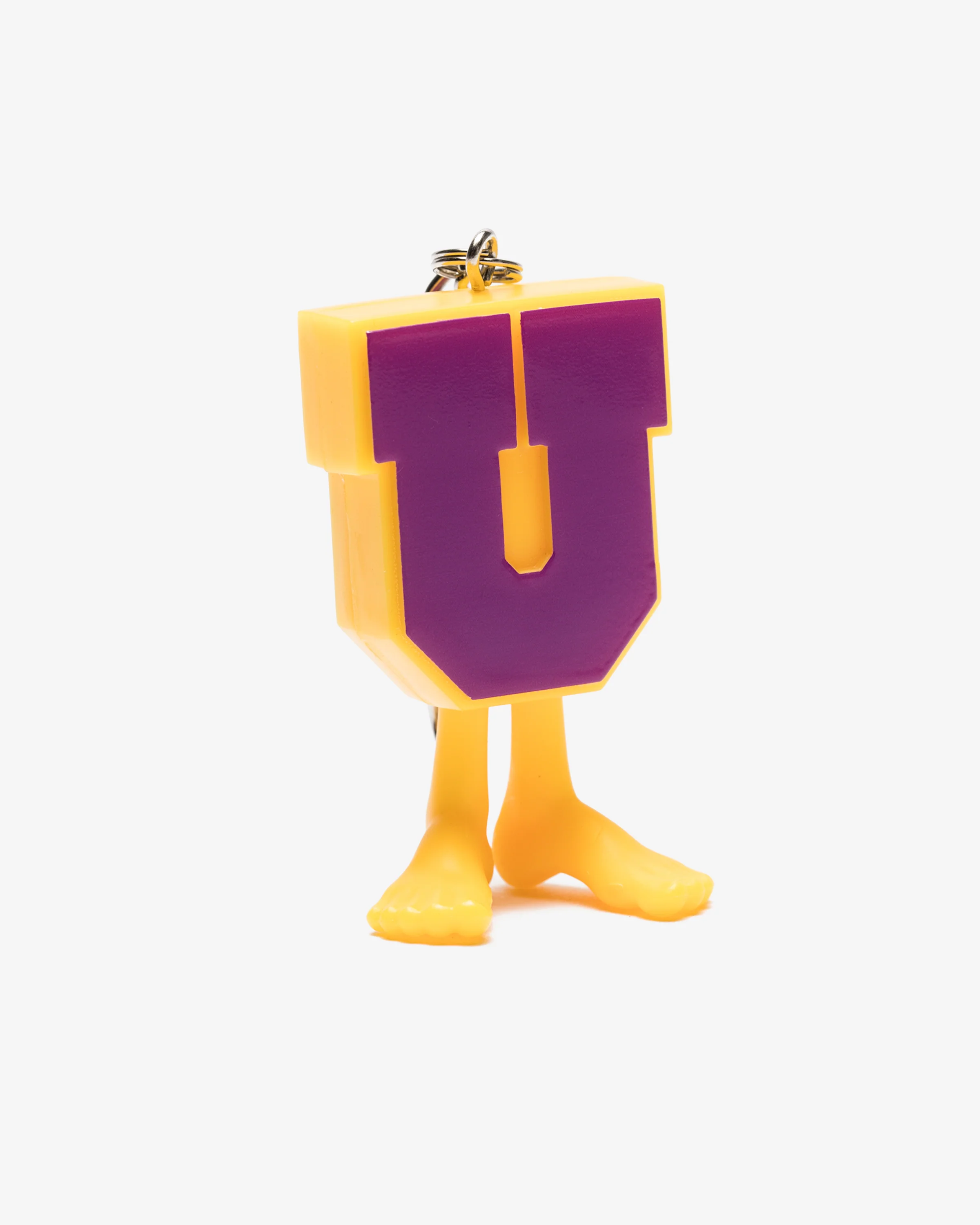 UNDEFEATED X MEDICOM UMAN KEYCHAIN - PURPLE/YELLOW - Image 3