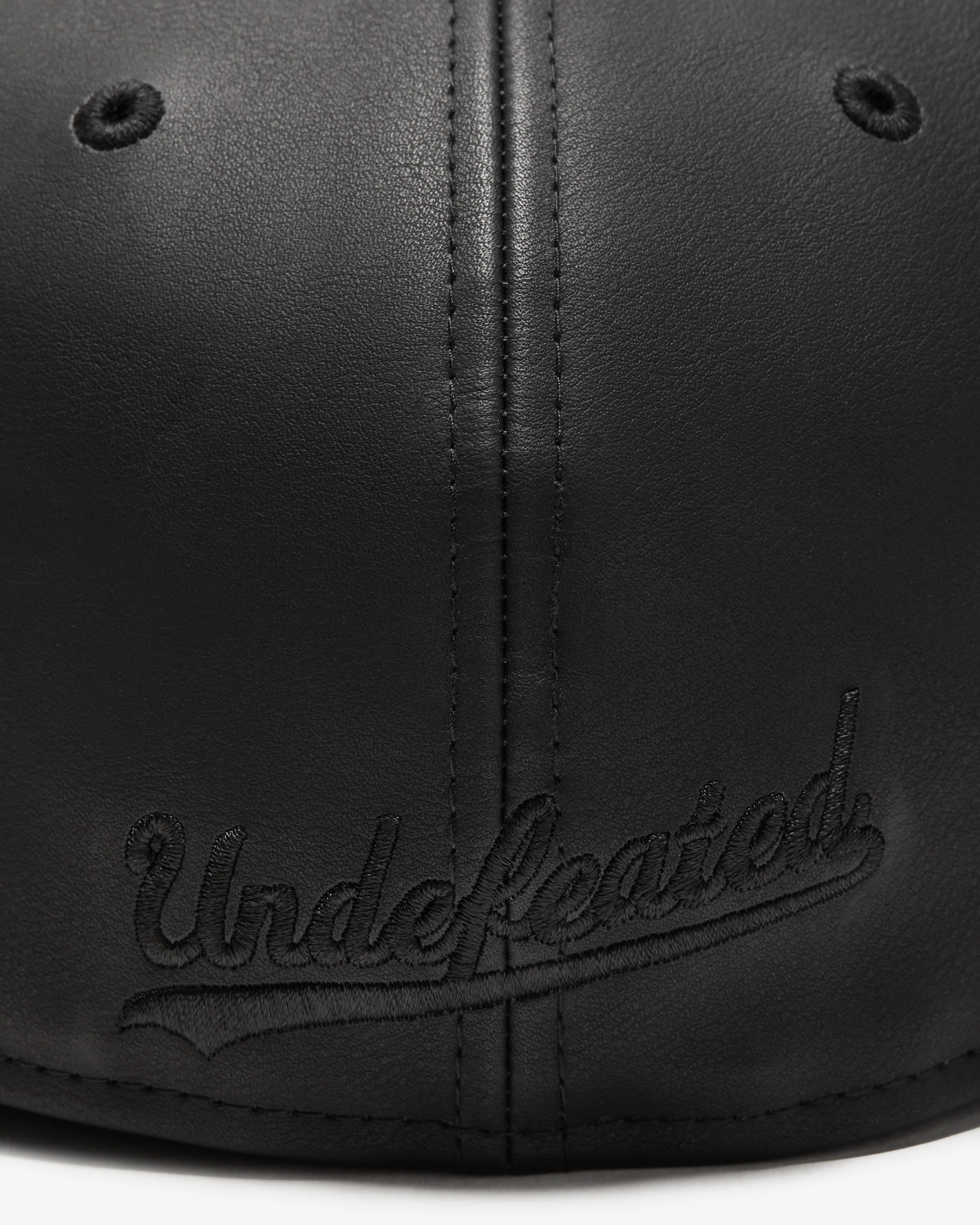 UNDEFEATED X NE LEATHER ICON FITTED - BLACK - Image 4