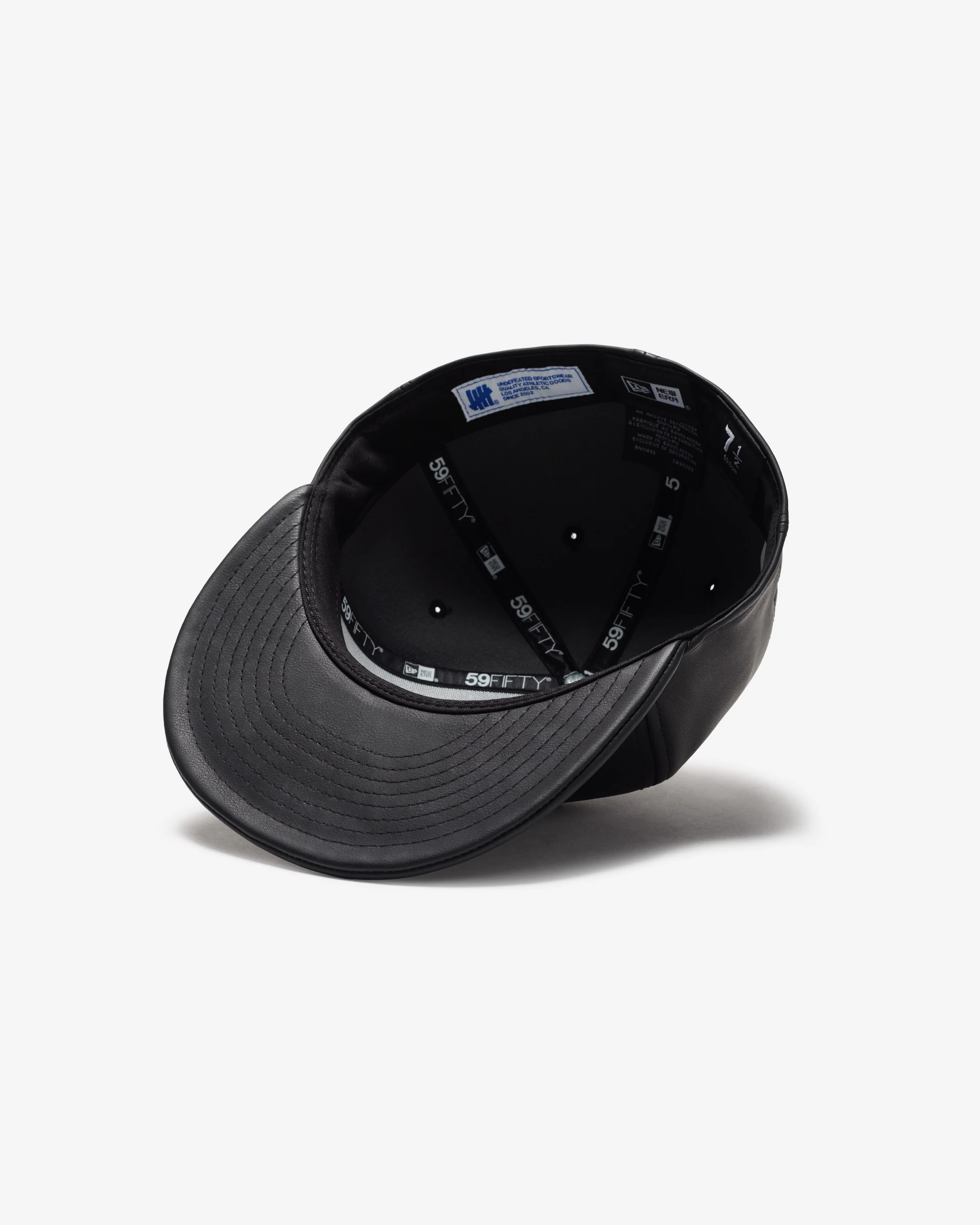 UNDEFEATED X NE LEATHER ICON FITTED - BLACK - Image 5