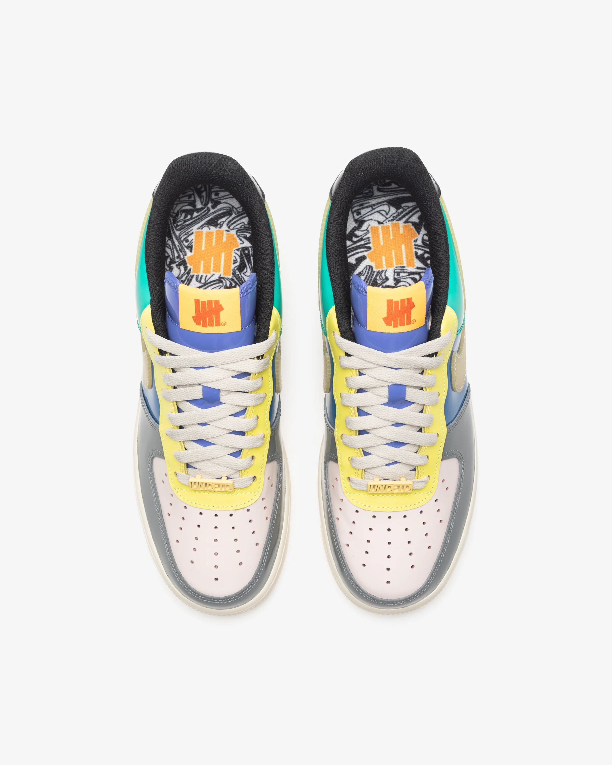 UNDEFEATED X NIKE AIR FORCE 1 LOW SP - SMOKEGREY/ GOLD/ MULTI - Image 4