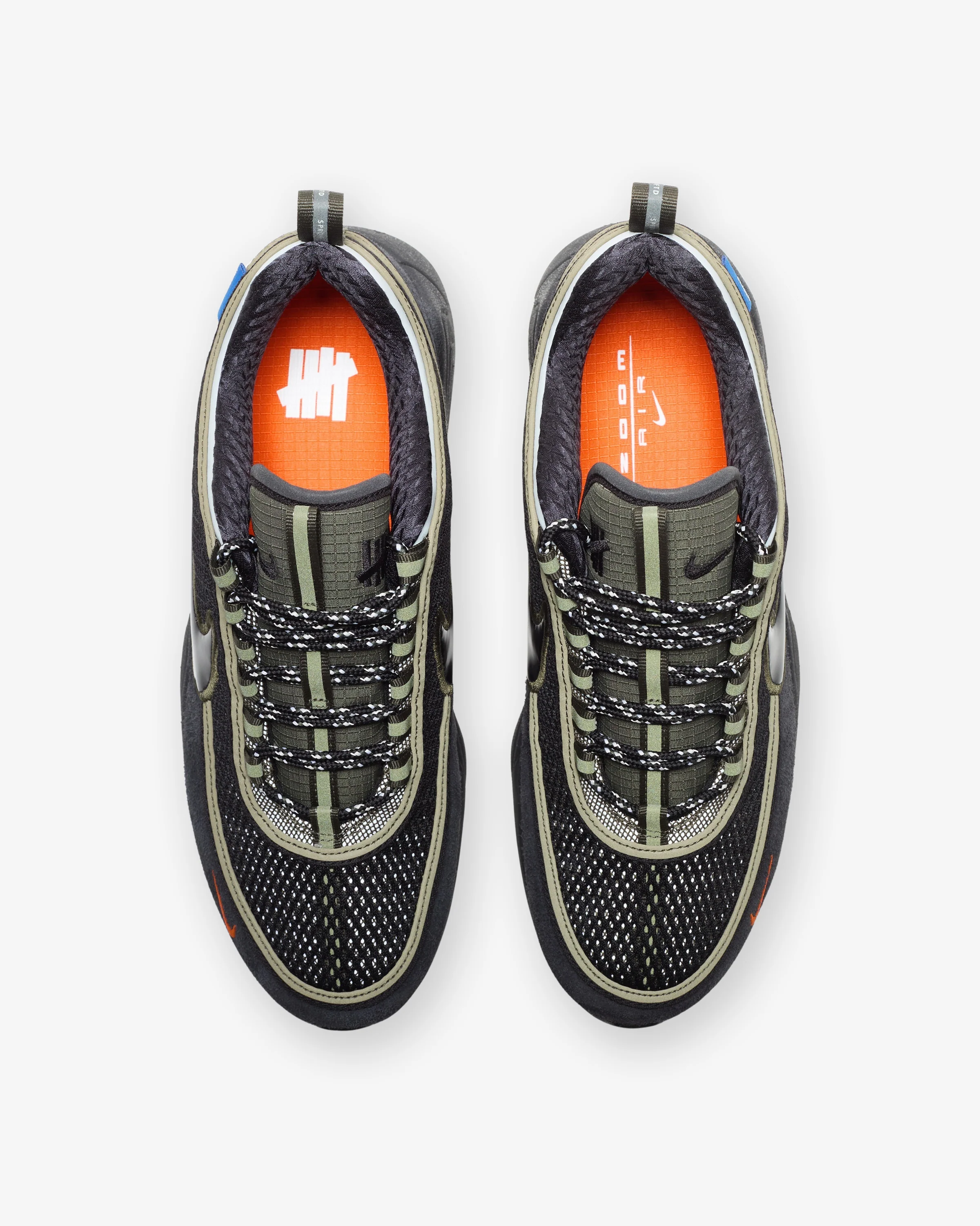 UNDEFEATED X NIKE AIR ZOOM SPIRIDON - CARGOKHAKI/ BLACK - Image 4