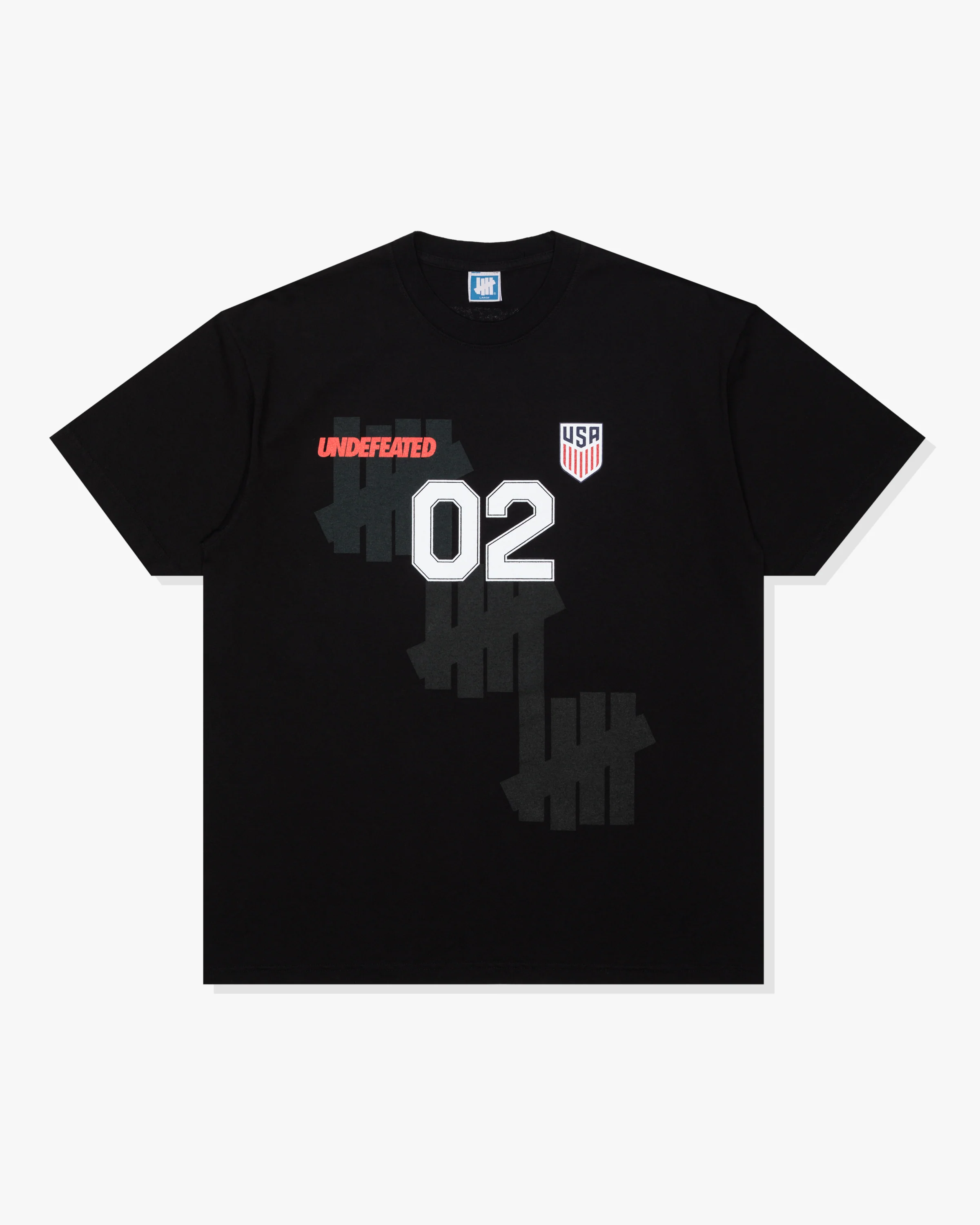 UNDEFEATED X US SOCCER ICON 02 S/S TEE - BLACK