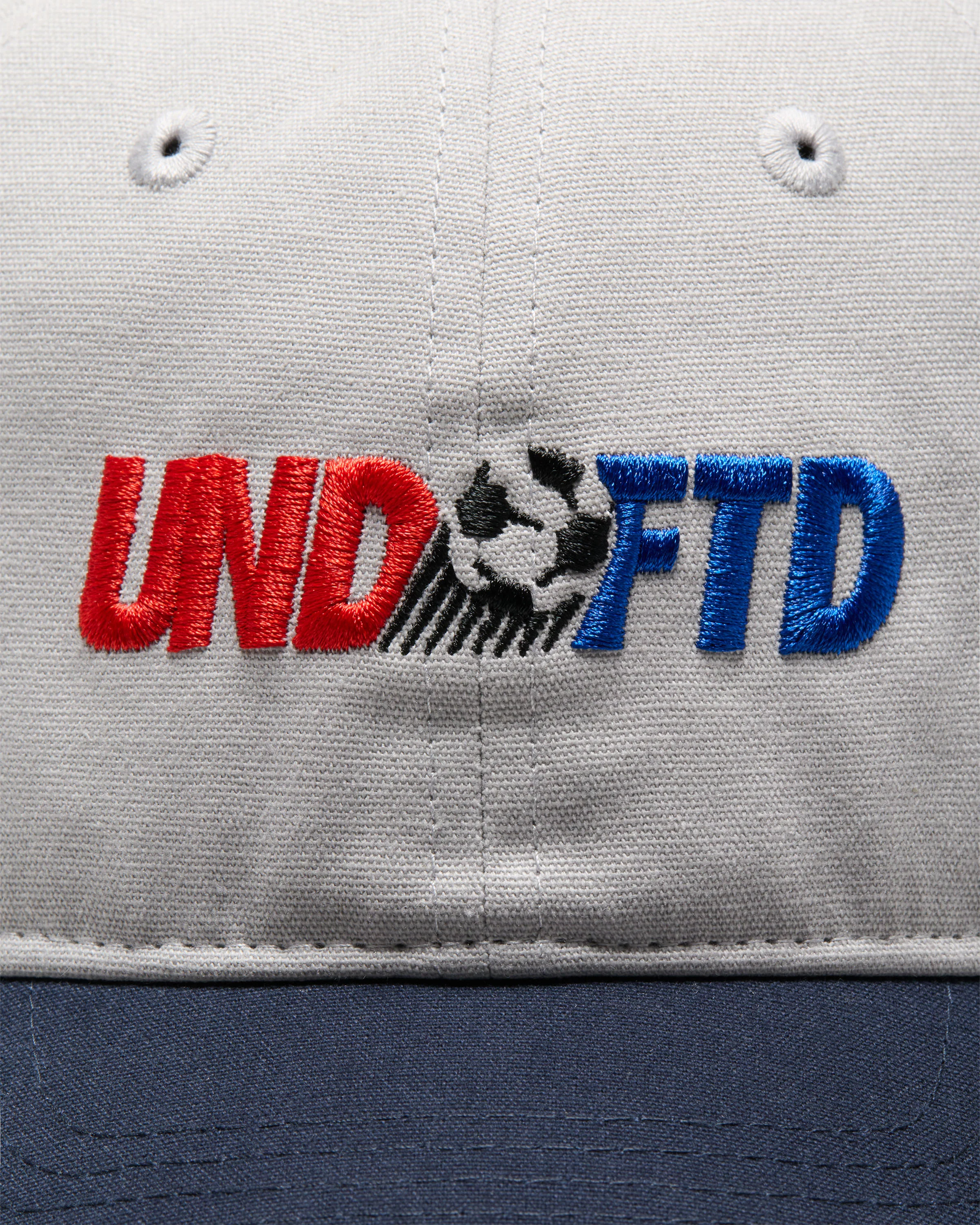 UNDEFEATED X US SOCCER LOGO SNAPBACK - GREY/ NAVY - Image 4