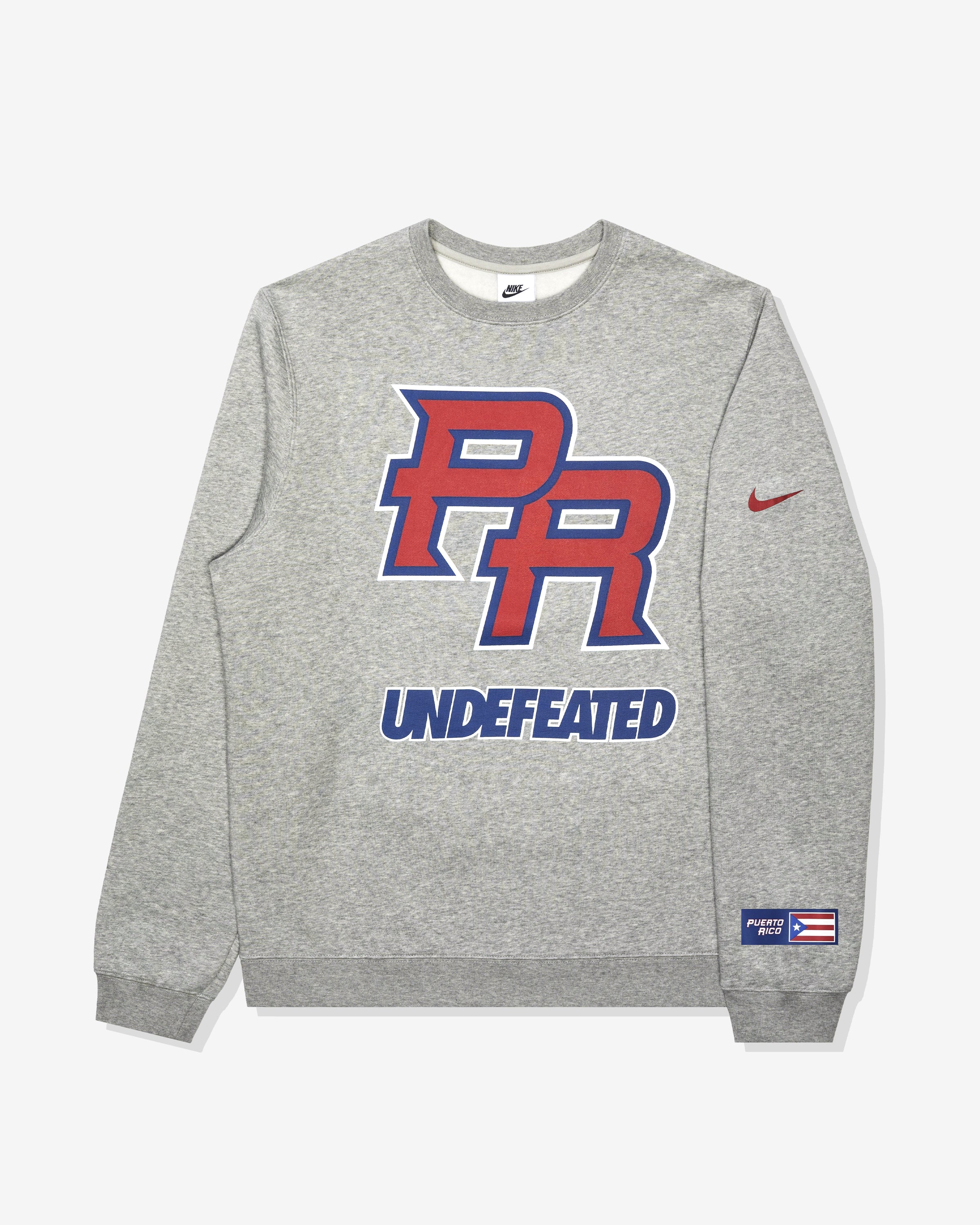 UNDEFEATED X WBC PUERTO RICO CREWNECK - GREY - Image 2