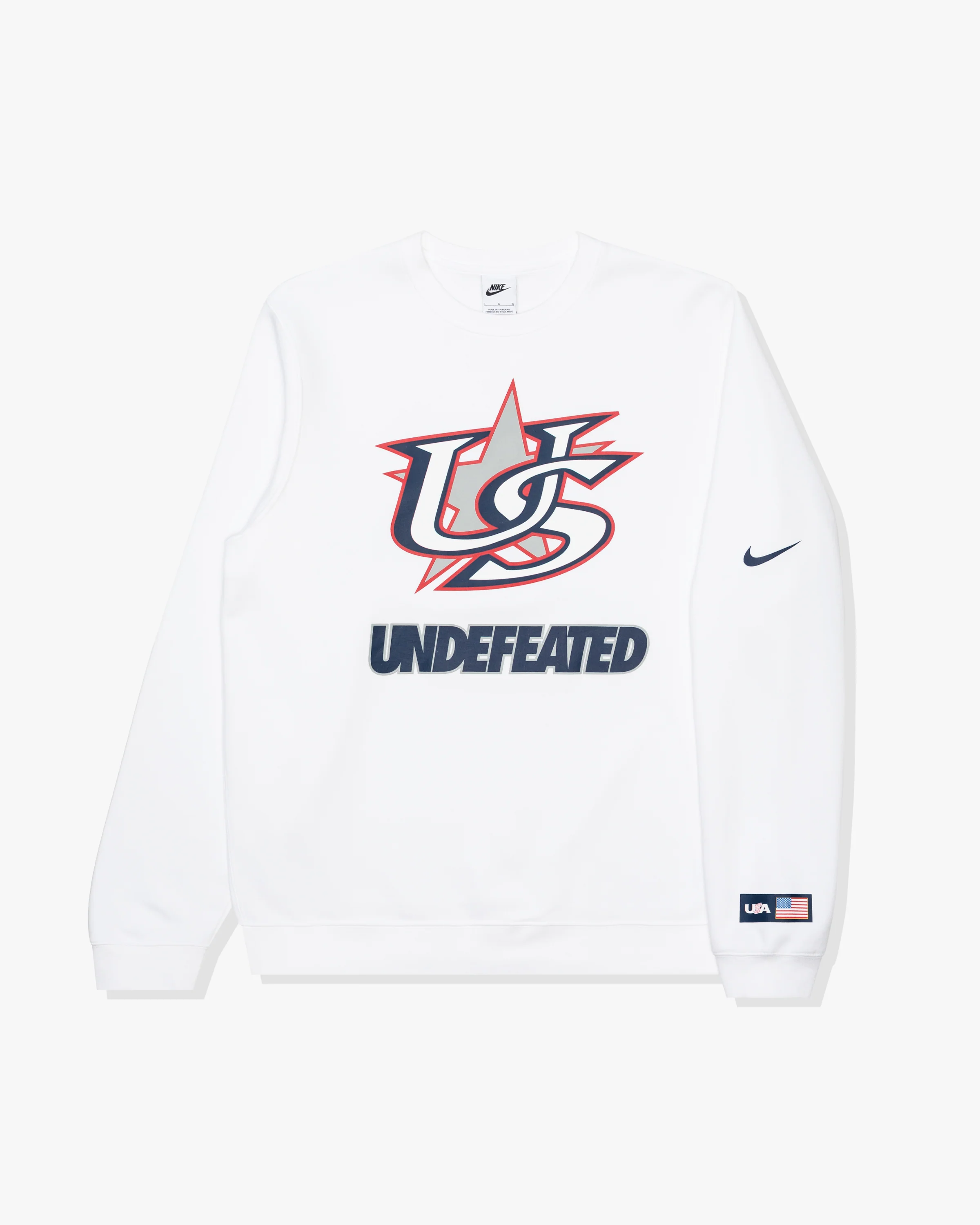 UNDEFEATED X WBC USA CREWNECK - WHITE - Image 2