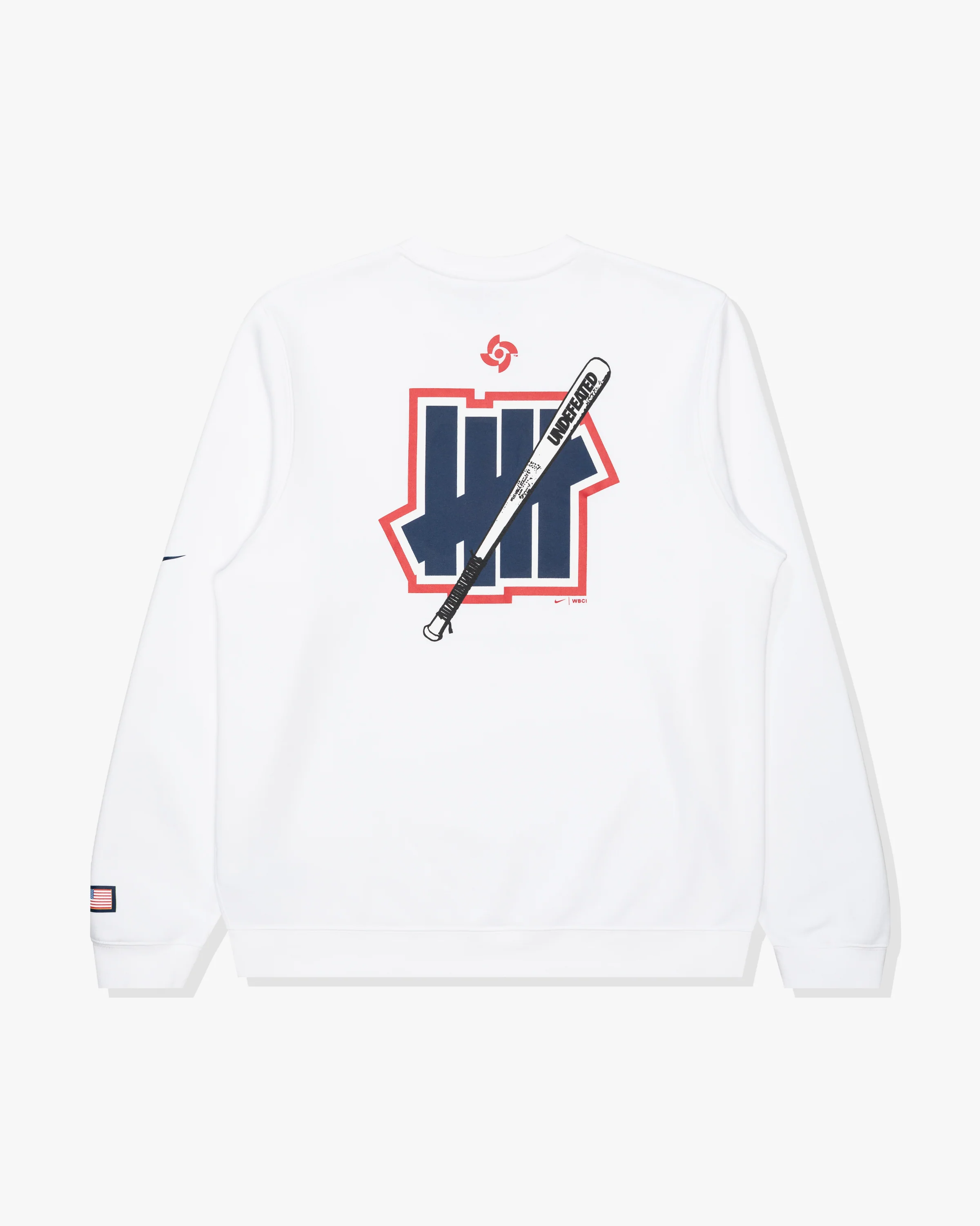 UNDEFEATED X WBC USA CREWNECK - WHITE - Image 3