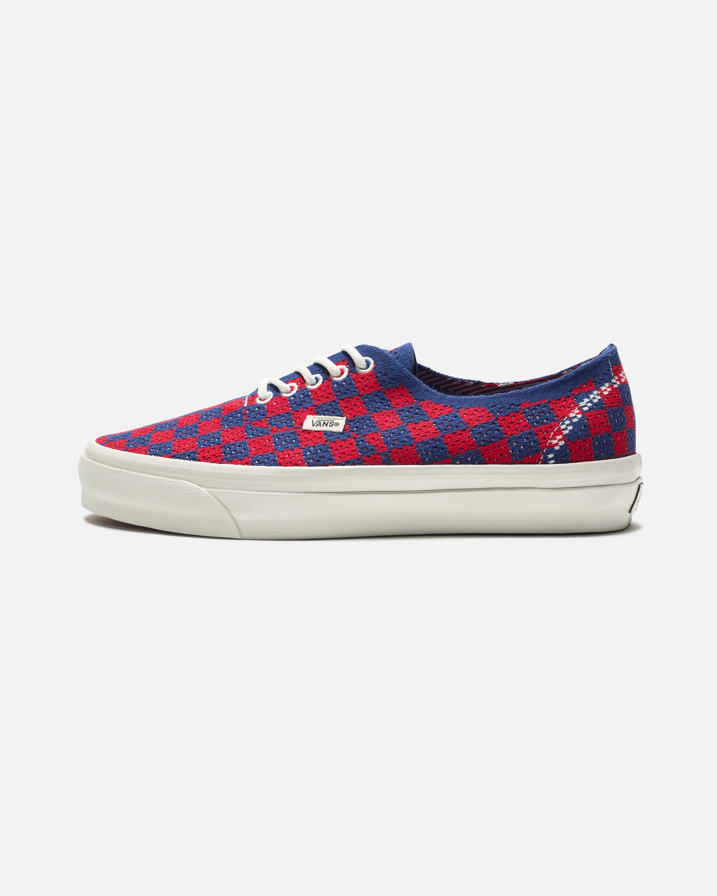 VANS PREMIUM AUTHENTIC 44 'PUNK KNIT' - RED/ BLUE - Image 2