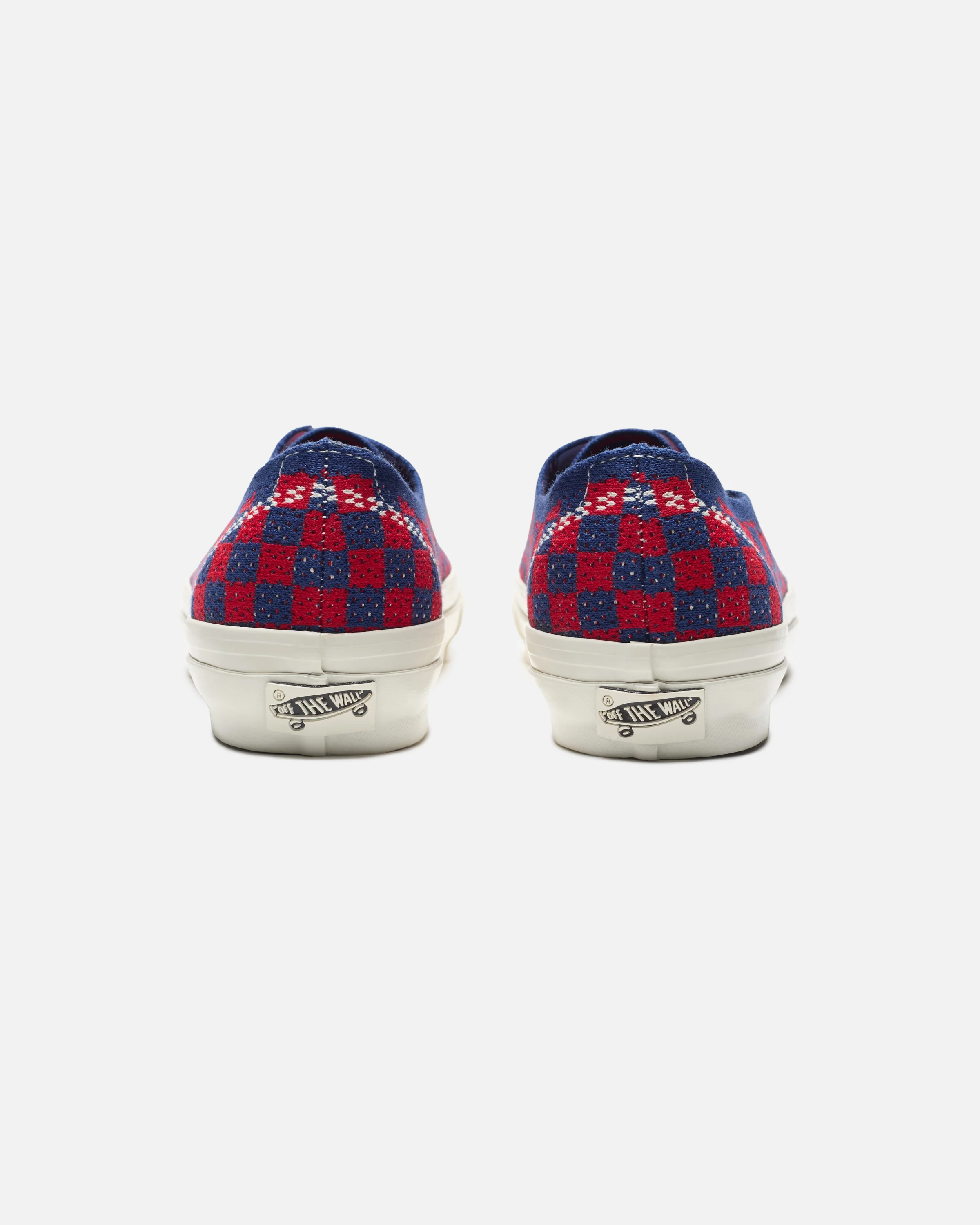 VANS PREMIUM AUTHENTIC 44 'PUNK KNIT' - RED/ BLUE - Image 3