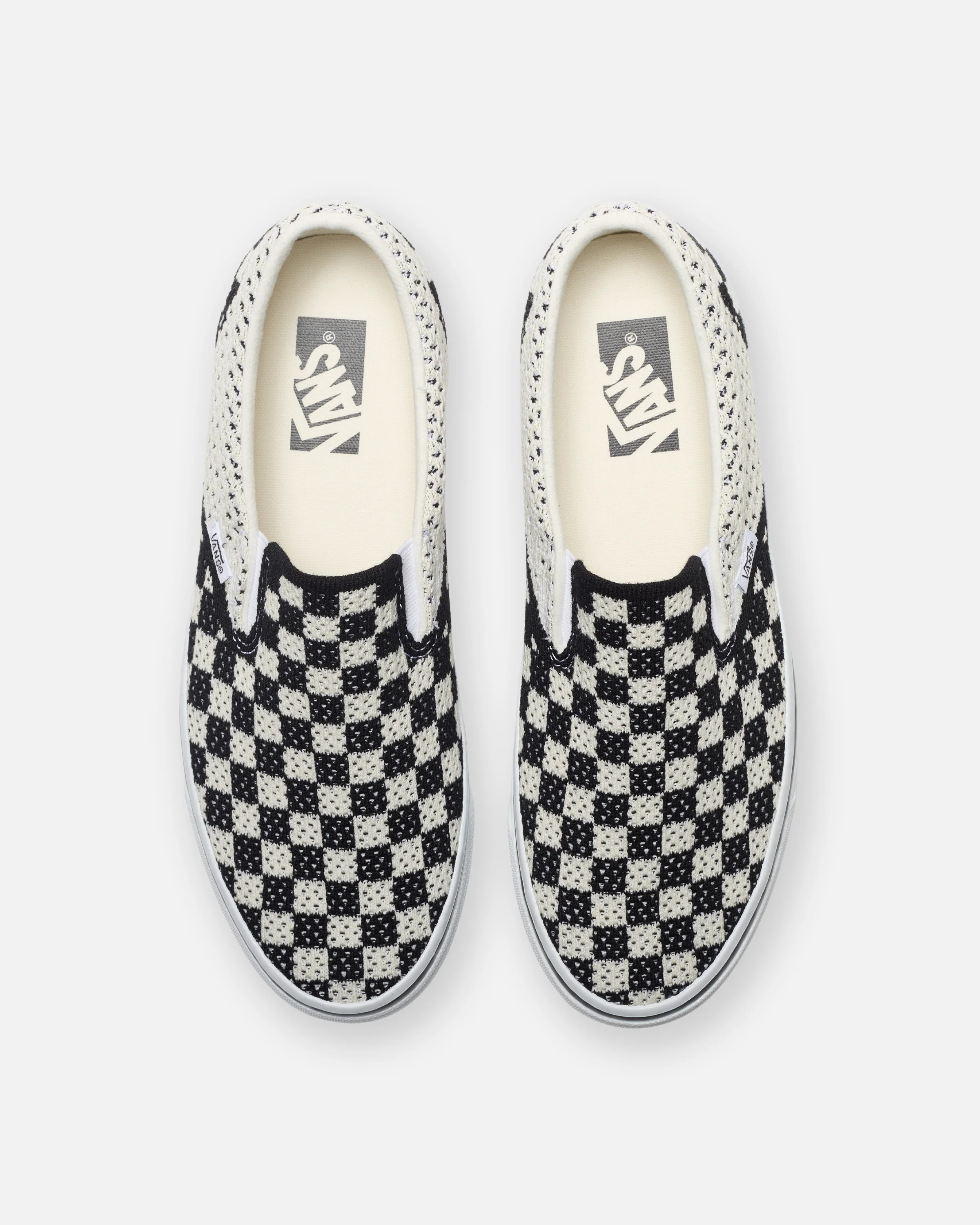VANS PREMIUM CLASSIC SLIP-ON 98 EK - CHECKERBOARD BLACK - Image 4