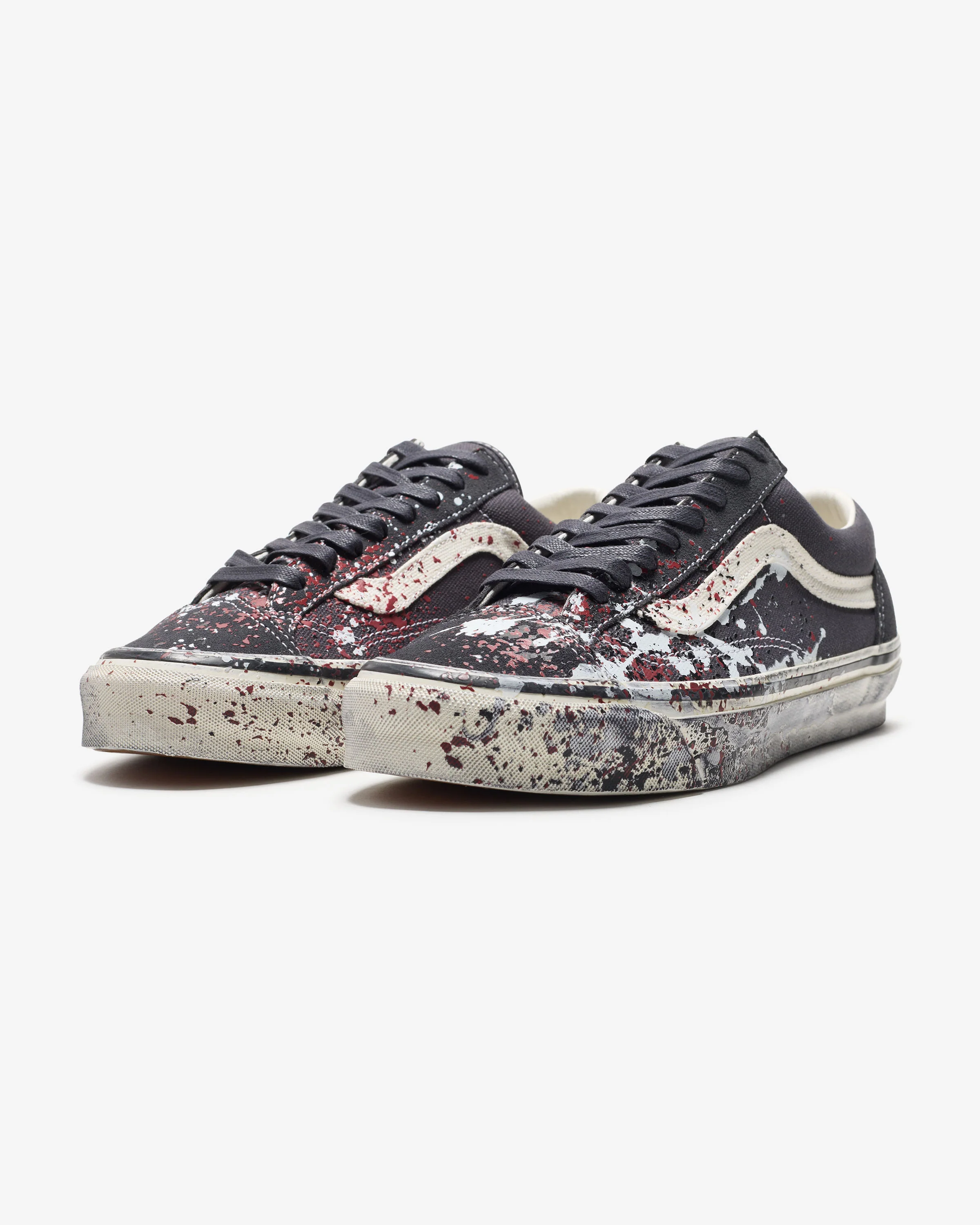 VANS PREMIUM OLD SKOOL 36 'PAINT SPLATTER' - CHARCOAL