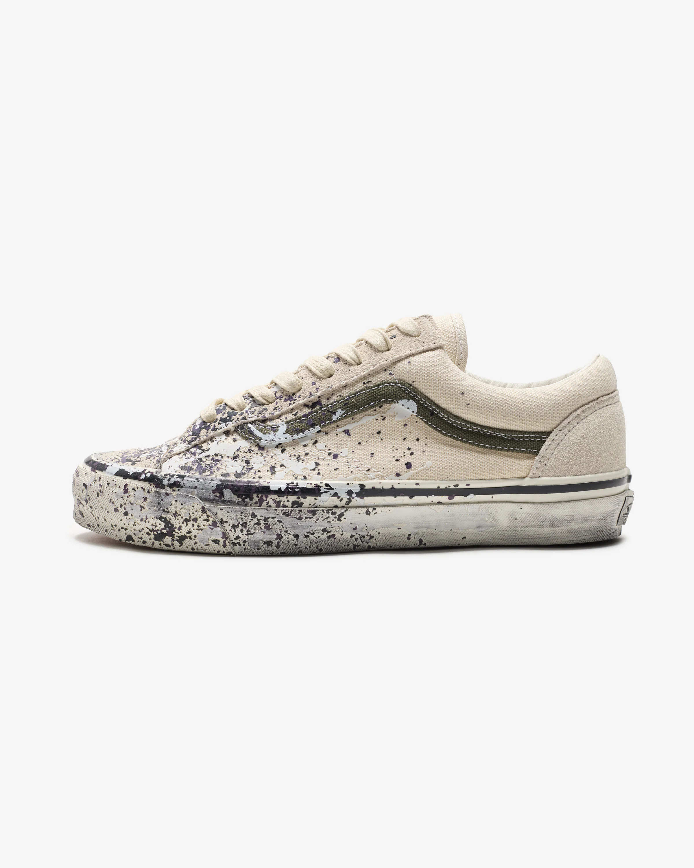 VANS PREMIUM OLD SKOOL 36 'PAINT SPLATTER' - TURTLE DOVE - Image 2