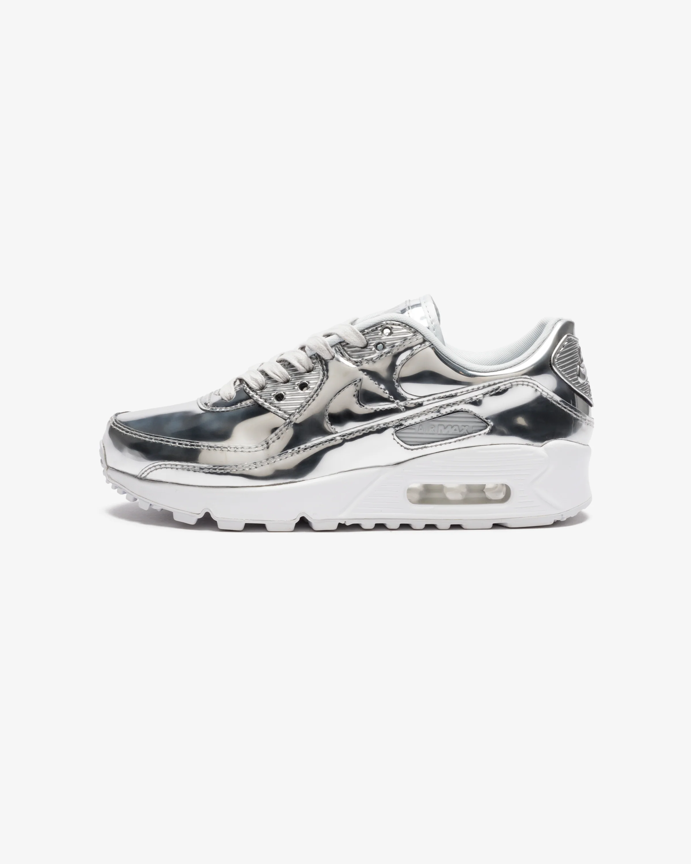 NIKE WMNS AIR MAX 90 SP - CHROME/ PURE PLATINUM/ WHITE - Image 2