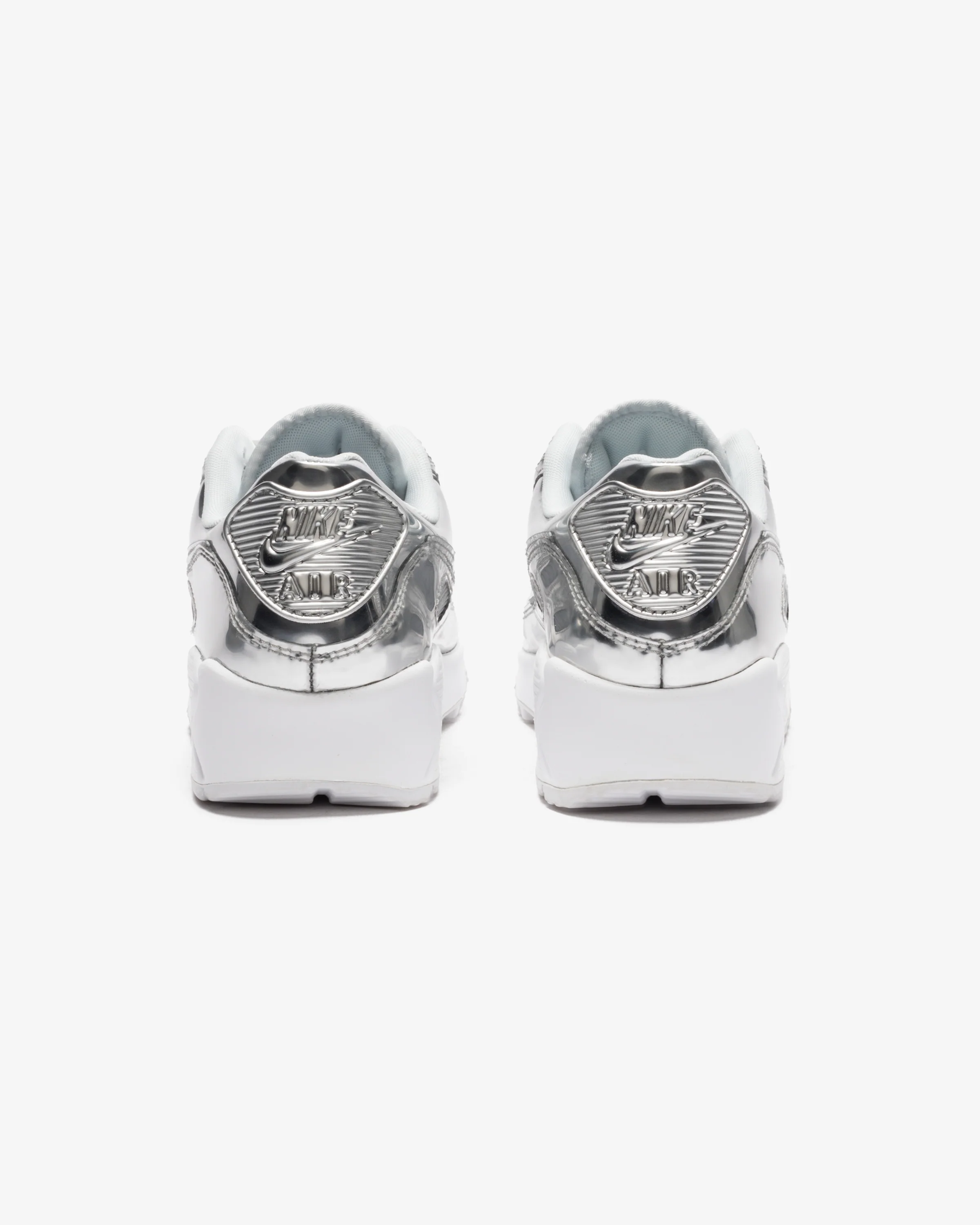 NIKE WMNS AIR MAX 90 SP - CHROME/ PURE PLATINUM/ WHITE - Image 3