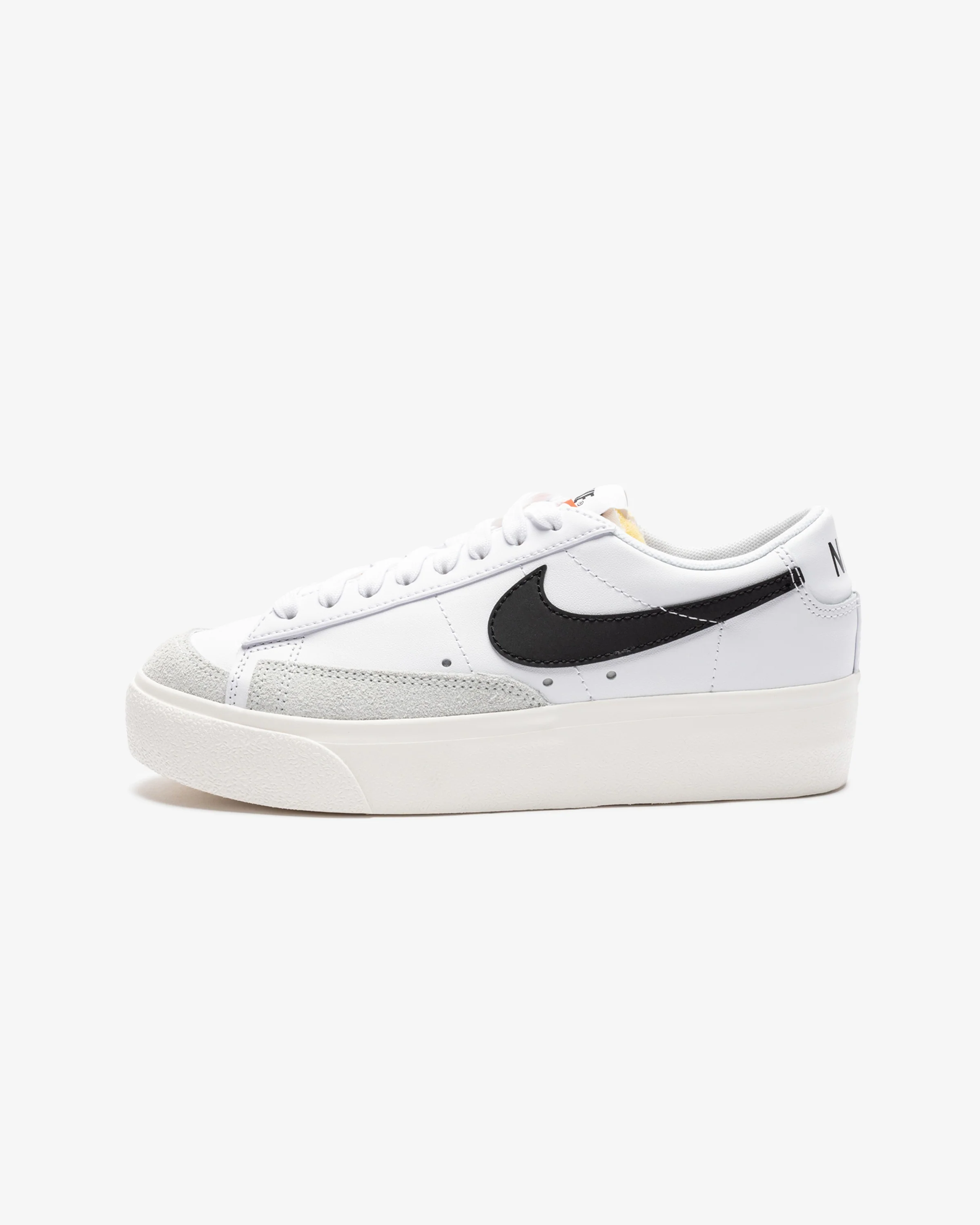 WOMEN'S BLAZER LOW PLATFORM - WHITE/ BLACK/ SAIL/ TEAMORANGE - Image 2