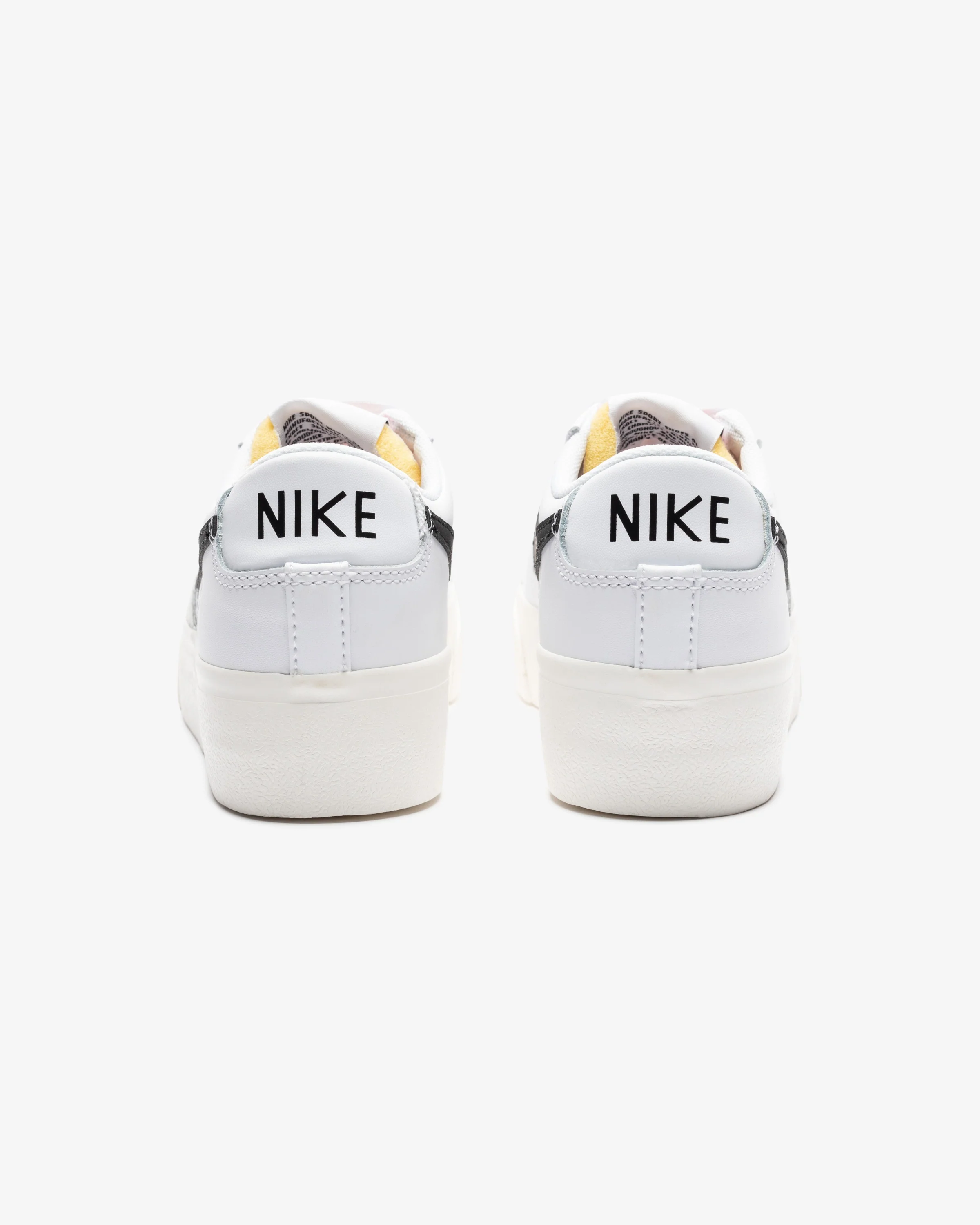 WOMEN'S BLAZER LOW PLATFORM - WHITE/ BLACK/ SAIL/ TEAMORANGE - Image 3