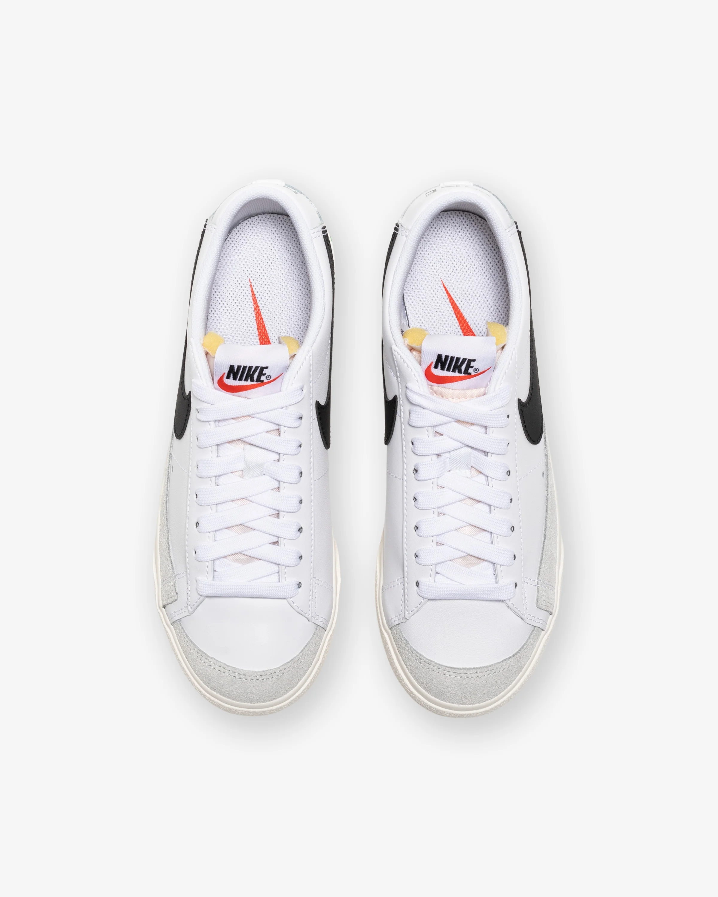 WOMEN'S BLAZER LOW PLATFORM - WHITE/ BLACK/ SAIL/ TEAMORANGE - Image 4