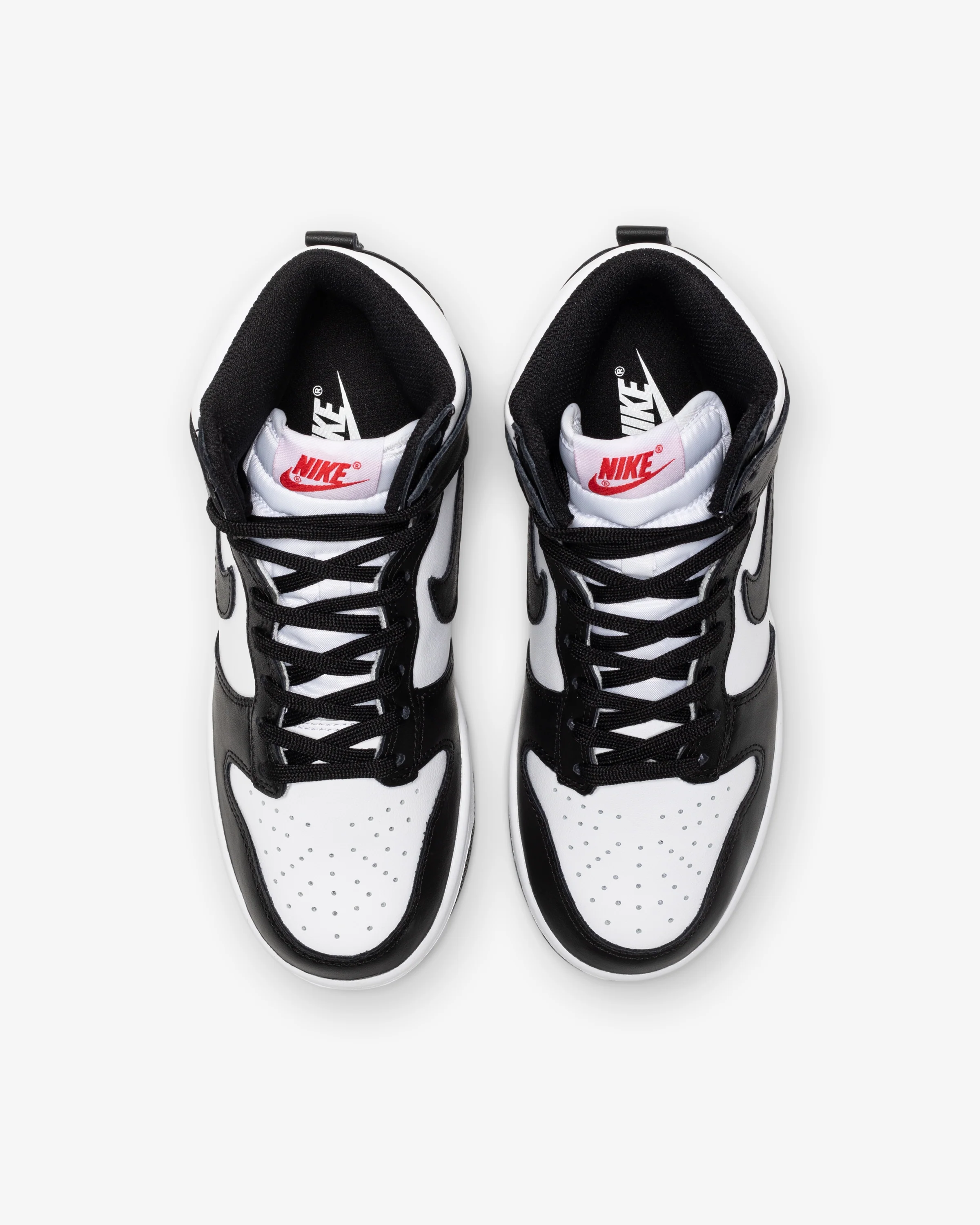 WOMEN'S DUNK HIGH - WHITE/ BLACK/ UNIVERSITYRED - Image 4