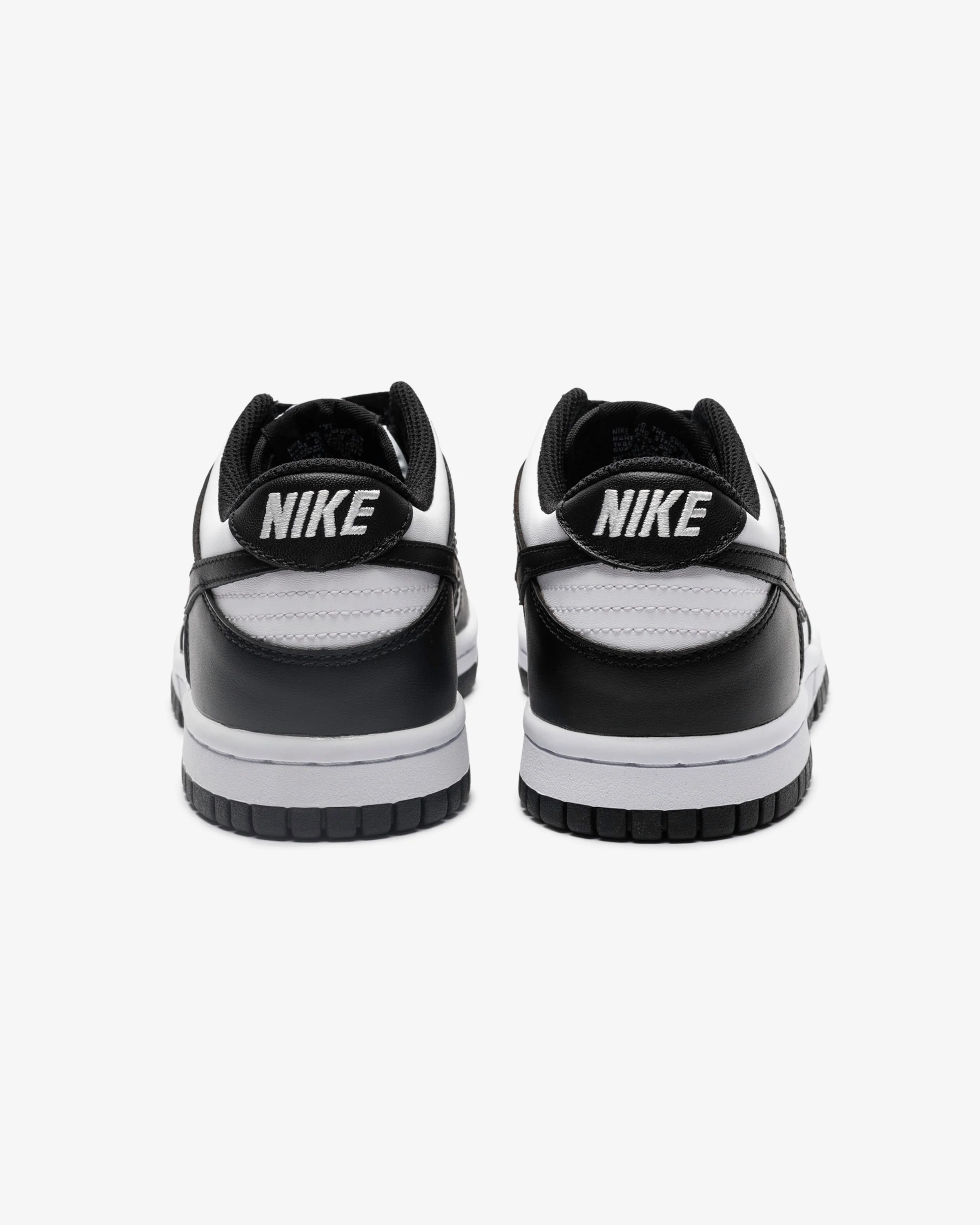 NIKE WOMEN'S DUNK LOW - WHITE/ BLACK - Image 3